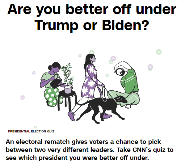 Are you better off under fascism?

Take CNN's quiz to see is fascism is right for you!

This is how our democracy is going to die, folks.

Right here.

Stop asking what my problem is with contemporary American journalism.

You are ushering in the end of America.

#copolitics