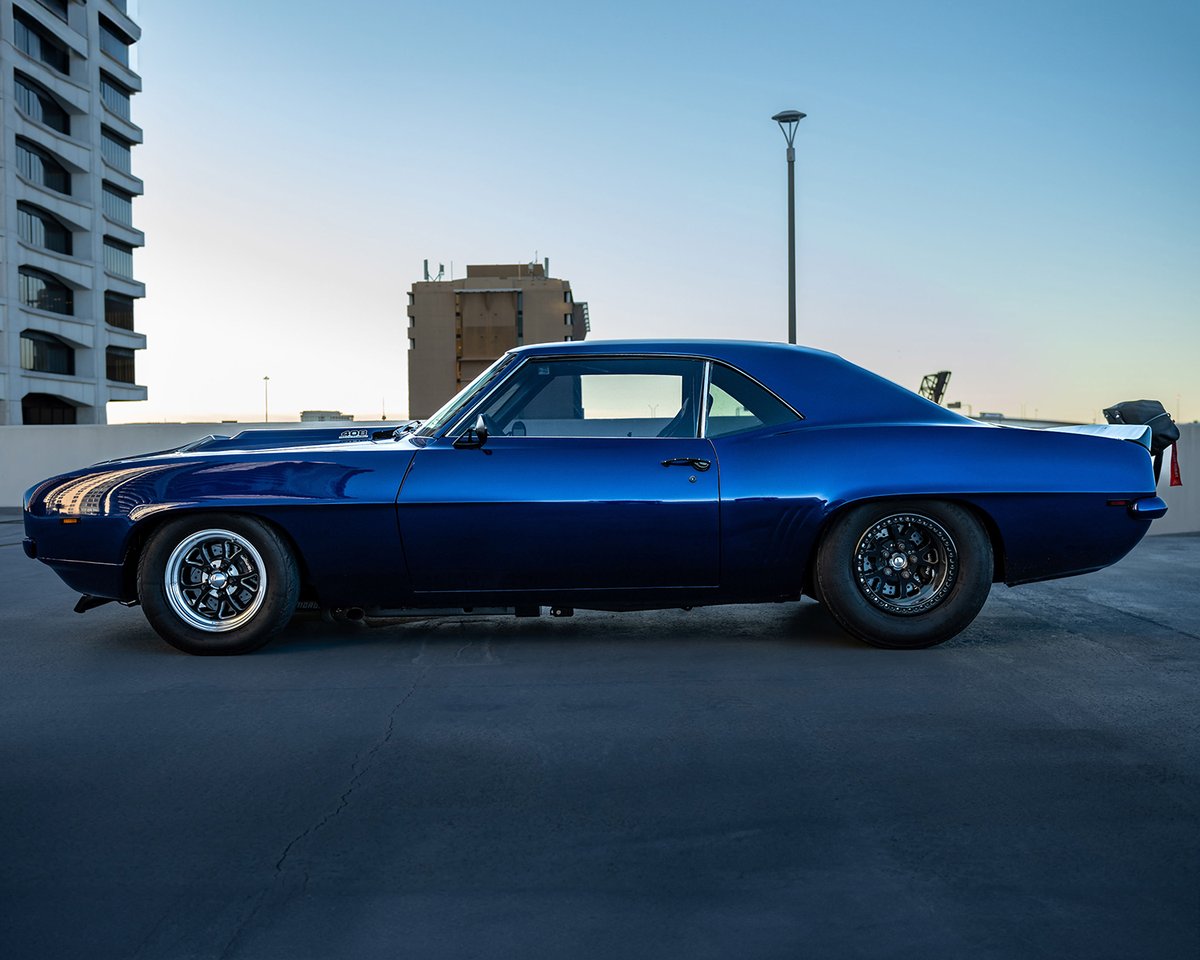 Buckle up for a #thrill ride like no other with this custom 1969 @Chevrolet Camaro! With a roaring twin-#turbocharged 1,500hp engine under the hood, this #Camaro sold for $156,200 at the 2024 Palm Beach Auction. Learn more: bit.ly/PB24TW-69Chevr…