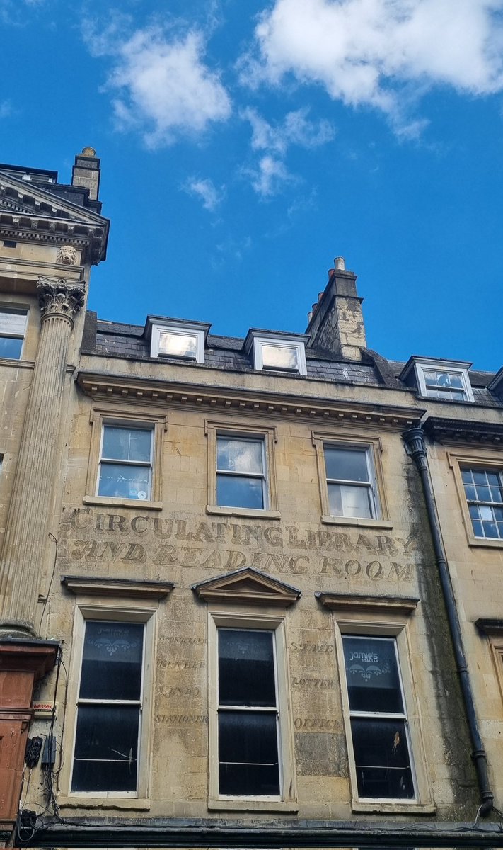 Circulating Library and reading room in Milsom Street, Bath
#TheHeartOfBath