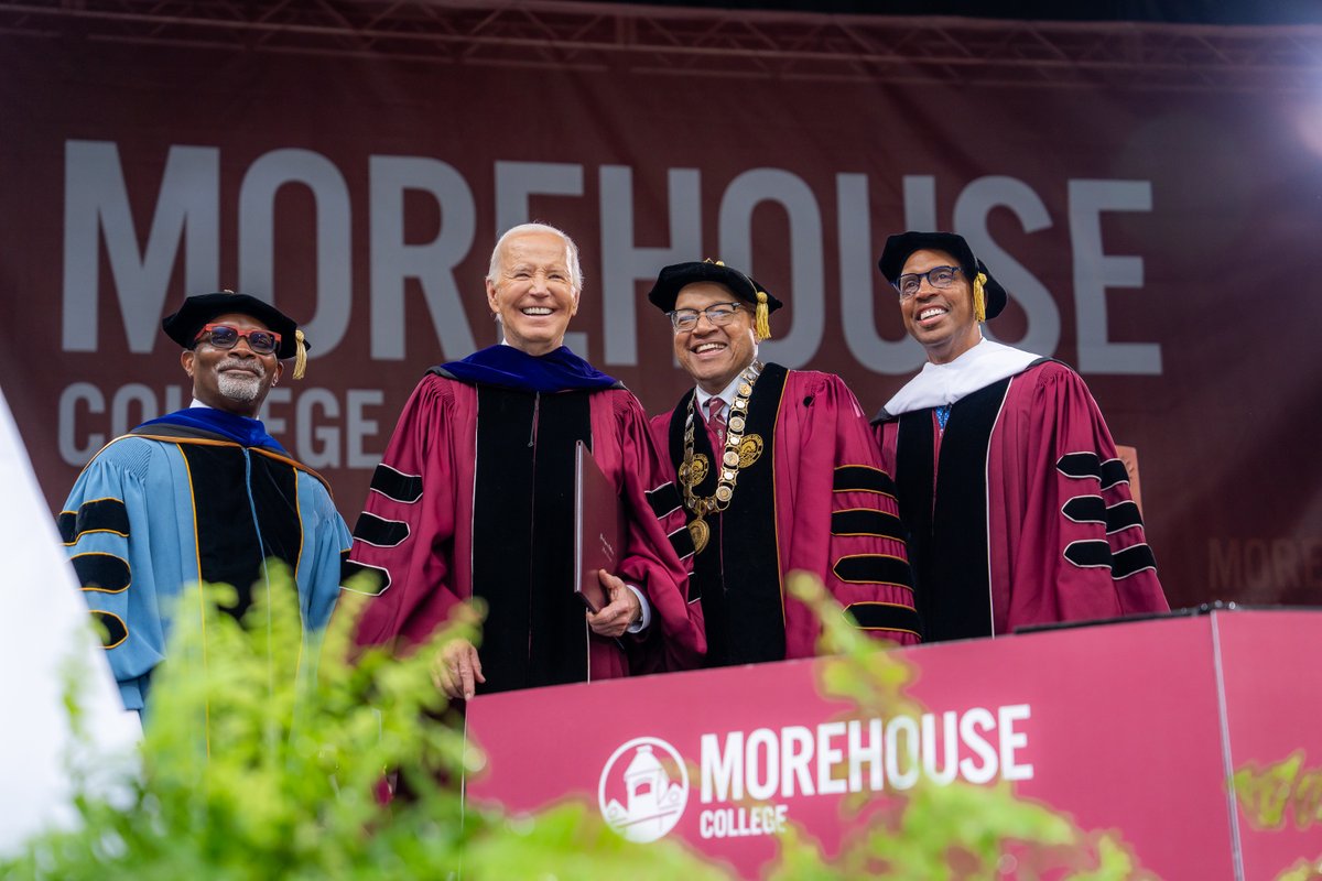 The desire to know what freedom is and what it can be is the heart and soul of this college. Proving that a free nation is born in the hearts of men spellbound by fearlessness and freedom. That’s the magic of Morehouse. That’s the magic of America.