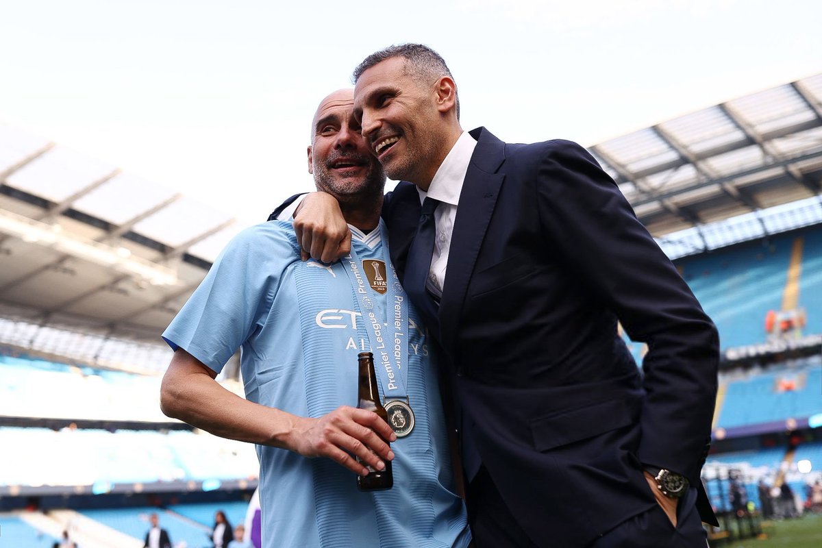 Pep Guardiola & Khaldoon Al Mubarak.