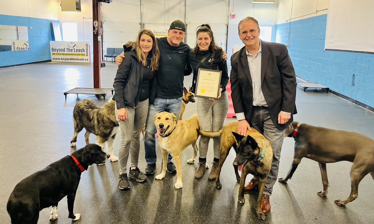 Thrilled to congratulate the Wagsville Dog Daycare team on their grand opening in #Clarkson. They offer a safe and fun play environment for your furry family members, with an impressive 4000 sq ft. #MississaugaLakeshore #OpenForBusiness 🐕 Read more: wagsville.ca