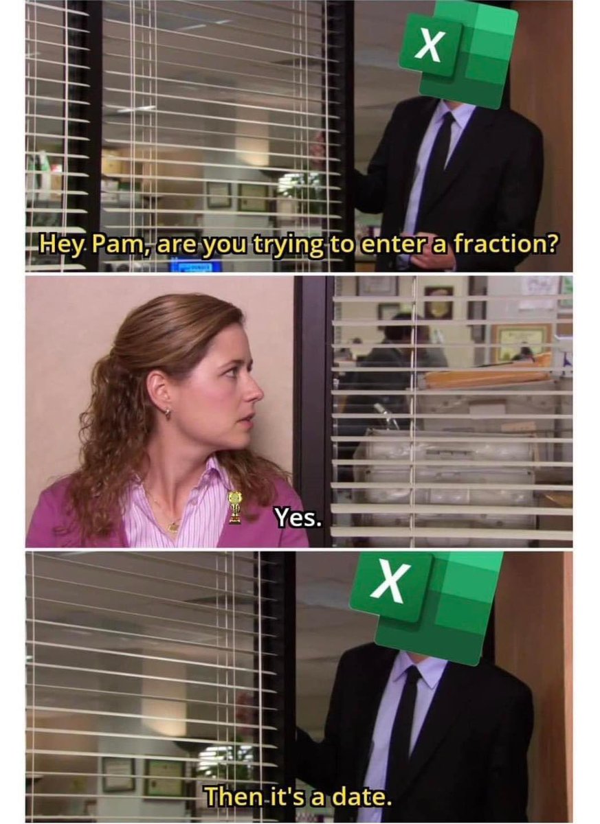 dataTasteMaker's tweet image. #excelmemes