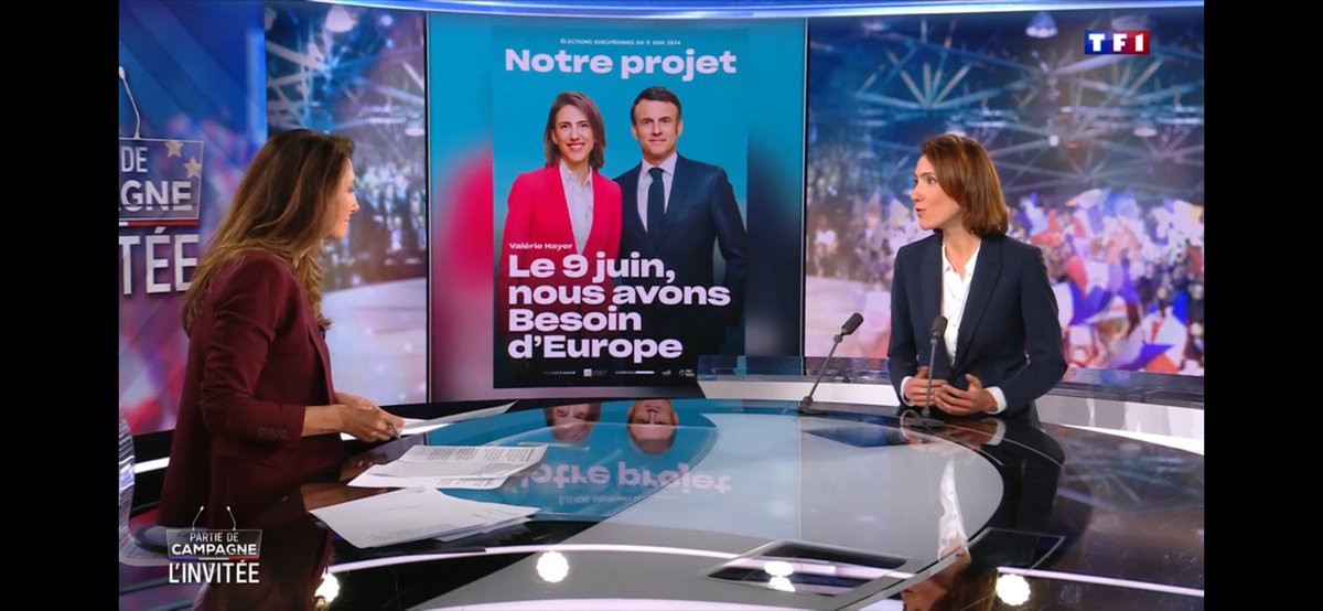 Alors que nous avons @BesoindEurope l’extrême droite continue de mentir aux Français. Une fois encore @ValerieHayer dénonce fermement la manipulation cynique de Bardella et du RN. Si nous les laissons casser l’Europe : c’est l’avenir de nos enfants qu’ils briseront. #TF1