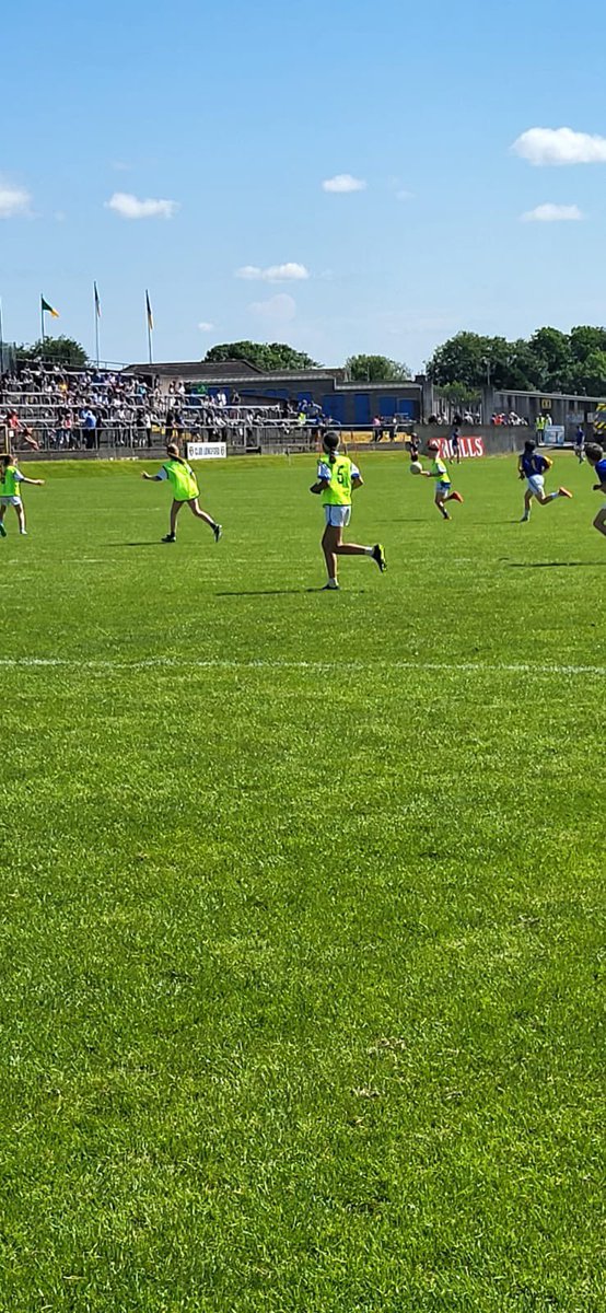 Our pupils had a great time playing at halftime in <a href="/LongfordGAA/">Longford GAA</a> v Leitrim in round two of the Tailteann Cup today <a href="/GranardGAA/">Granard GFC</a>