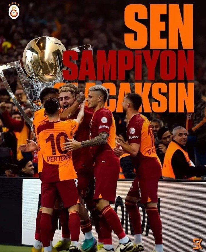 Galatasaray ımı çok seviyorum. Elbette şampiyonluğumuz haftaya kaldı. Açıkcası iyi oynamadık. Ama 1 hafta sonrada olsa şampiyonluğumuzu kutlayacağız. #Hedef24 ♥️💛♥️💛♥️💛♥️💛🏆🏆🏆🏆🏆🏆🏆