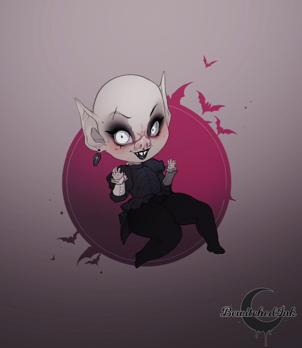 「 BAT FREEBIES Aaand a little vampire for」|☾ WITCH ☾のイラスト