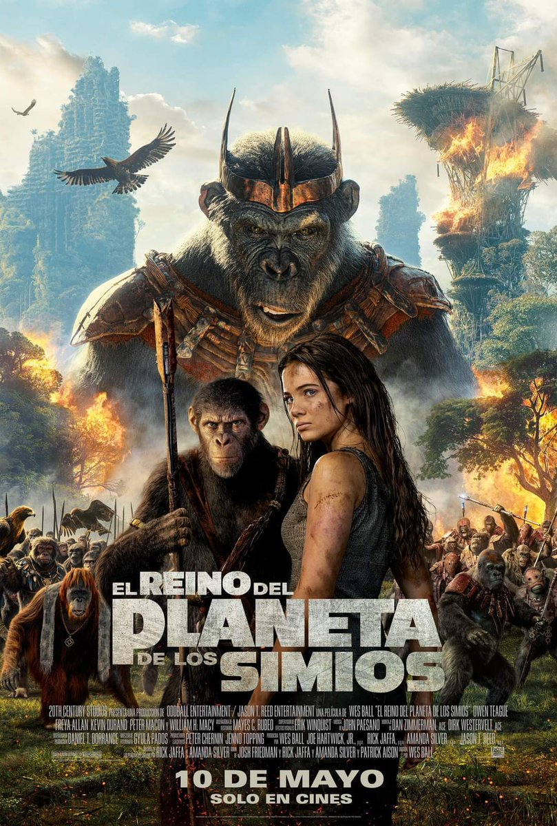 Dejad a Milei y a Sorloth y ved buen #cine. Crítica de EL REINO DEL PLANETA DE LOS SIMIOS en el #blog: elvuelodelyobirou.blogspot.com/2024/05/critic… #Elreinodelplanetadelossimios #kingdomoftheplanetoftheapes #Elplanetadelossimios #FreyaAllan #OwenTeague #WesBall