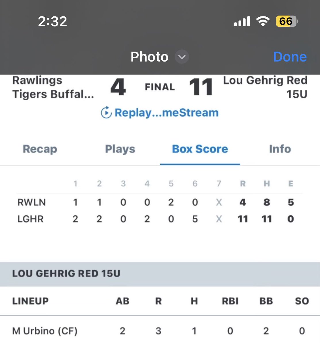 Great first scrimmage. Was able to contribute in the field and had a nice day at the plate. Looking forward to a great season. <a href="/LGIHBaseball/">Lou Gehrig Iron Horse Travel Baseball</a> <a href="/HotCorner_/">Hot Corner Athletics</a> <a href="/MatthewUrbino/">Matthew Urbino</a>