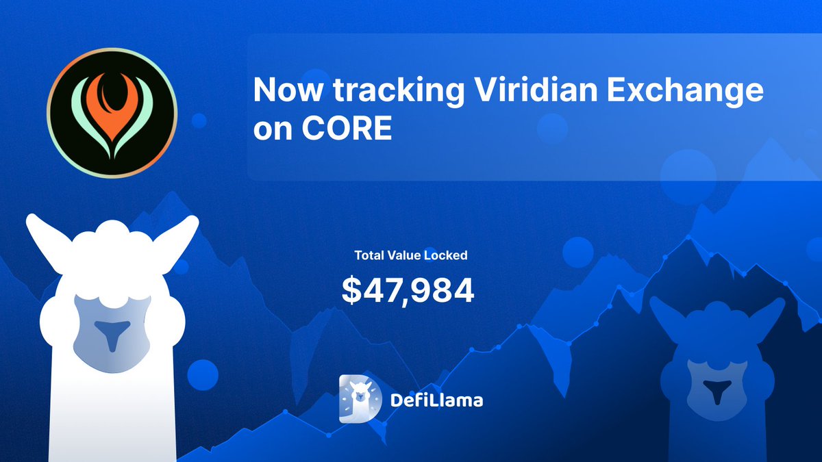 Now tracking @ViridianDex on @Coredao_Org 

Viridian Exchange is an AMM that rewards both users and partners with 100% of the trading fees generated on the platform, as well as Incentives rewards through flywheel effect produced by the Lock & GovEarn mechanics