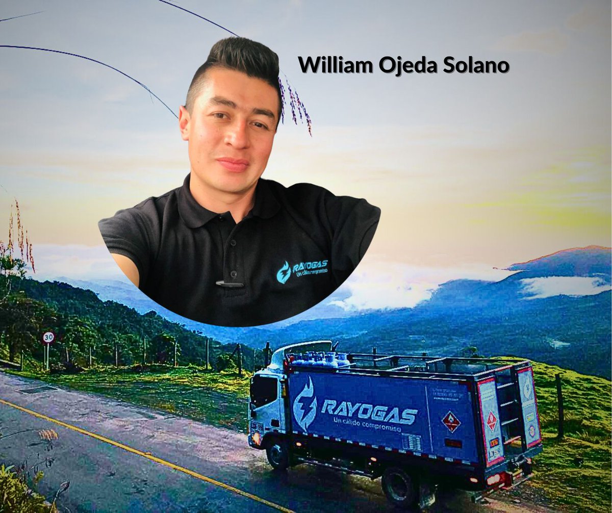 GasnovaCo's tweet photo. #HistoriasGLP William Ojeda es conductor-vendedor para #RAYOGAS, distribuyendo el #GasLP en Gámeza, Mongua y Labranza Grande en el departamento de Boyacá. @MinEnergiaCo @Superservicios @WorldLiquidGas 👉 https://t.co/wSMpcIeG6H https://t.co/peO0vZmVkV