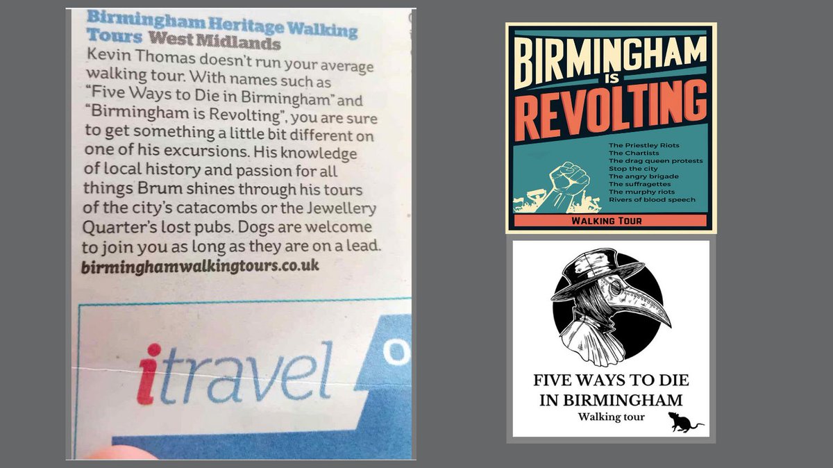 Thrilled to see my Walking Tours featured in the national press! Big thanks to the I Newspaper for highlighting the tours.
I think it was recommending dog-friendly walking tours.
Let's explore Birmingham together.
#Walkingtour #Birmingham