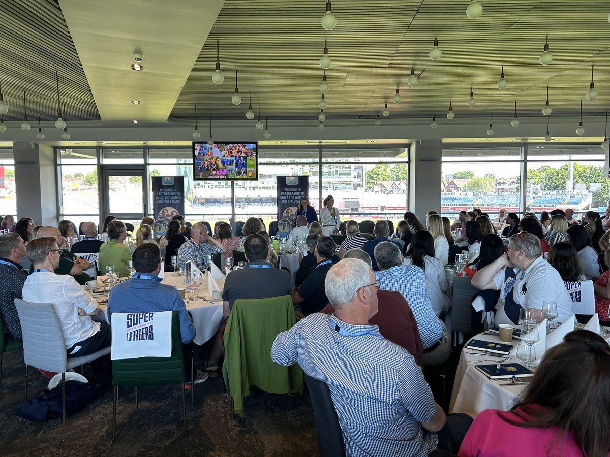🙌 Wow… What a day. 

😀 Amazing to have 300 brilliant people in the room discussing the development of Women and Girls Cricket. 

🤝 Thank you to all the speakers and staff involved in making this event so special.