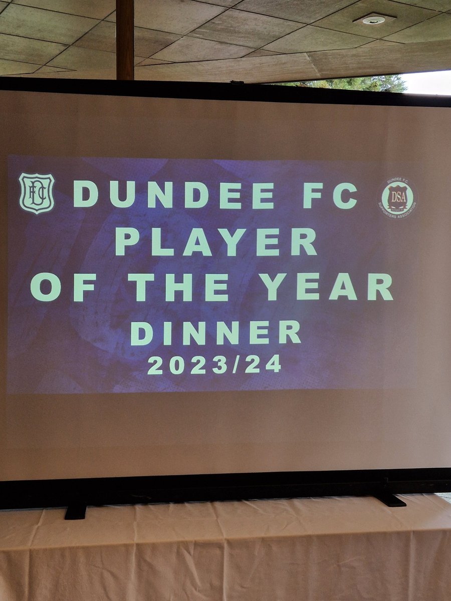 DavieMackinnon's tweet photo. Delighted to be a guest at the @DundeeFC Supporters association player of the year. Met one of the best signings we made when I was CEO, the prolific goalscorer and all round good guy Colin McMenamin https://t.co/732q9EjDjB
