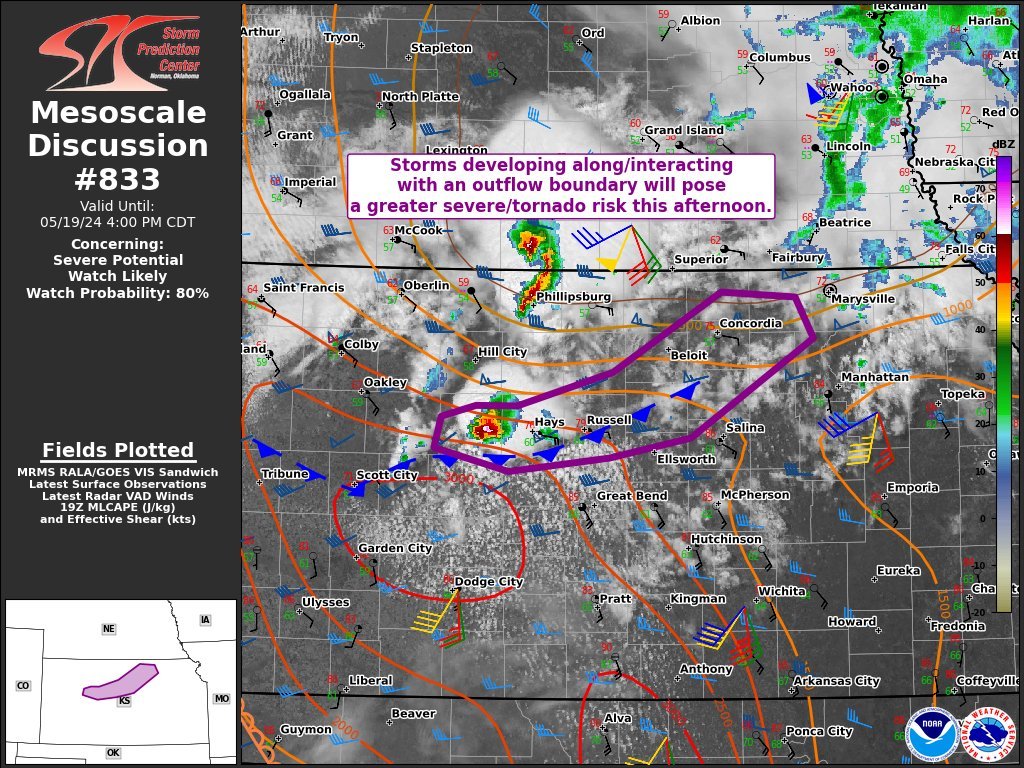 LimWeather's tweet photo. #SevereThunderstormWatch coming for N #Kansas state of C #TornadoAlley esp #HaysKS city on #I70/#Interstate70
#Wxtwitter #SPC #SevereWx #Hail #Wind #Tornado #Wxx #KSwx https://t.co/XeCSowZhnC