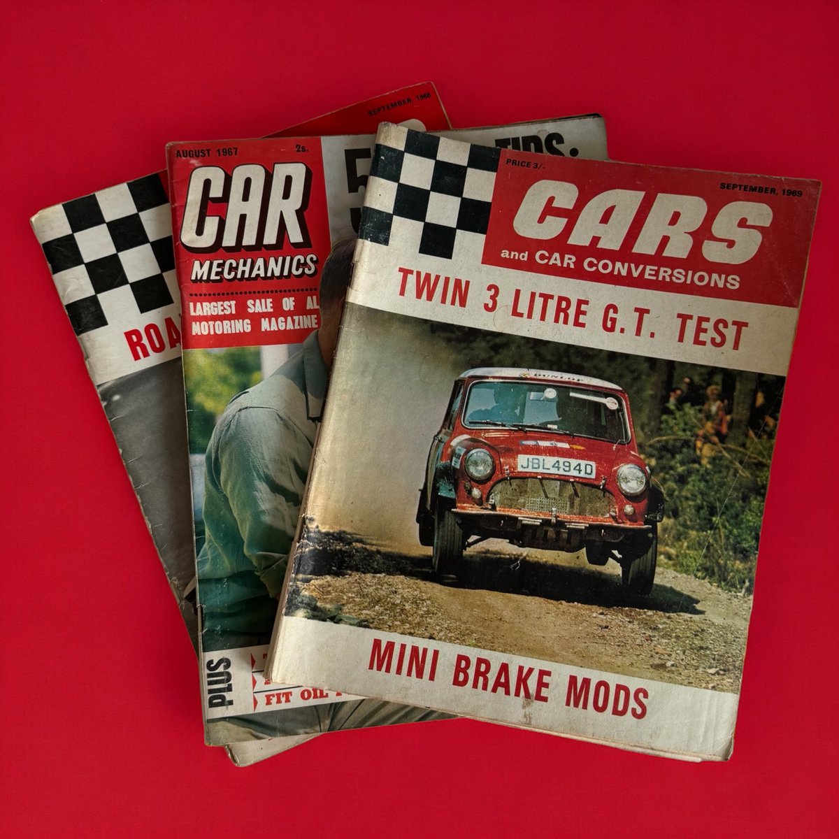 The incredible gift of some fabulous 1960s 'Triple C' and Car Mechanics mags here at HQ has given us a sunny afternoon of perfect reading. It's also got us thinking... 🤔 What we're, or indeed are, your 'go to' print tiyles over the years? What's been fuelling your passion?