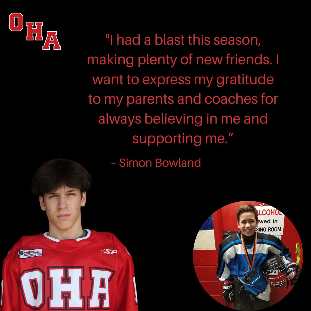 🎓 Graduation Spotlight! 🎓 Simon Bowland #46 - Forward 🏒 ▪️U18 Prep ▪️1 year at OHA Post Graduation Plans: ▪️Continue his athletic career playing hockey Congratulations, Simon! 👏🏽 #OkanaganHockey #Classof2024