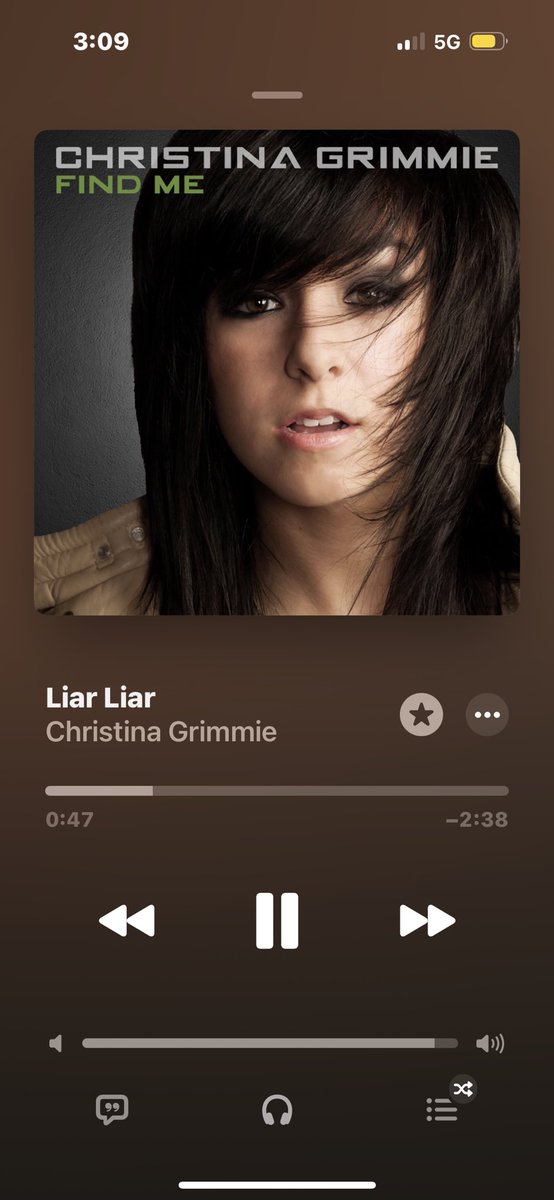 who else loves this banger? @TheRealGrimmie 🔥🎙️ #christinagrimmie #therealgrimmie #liarliar
#cgforever