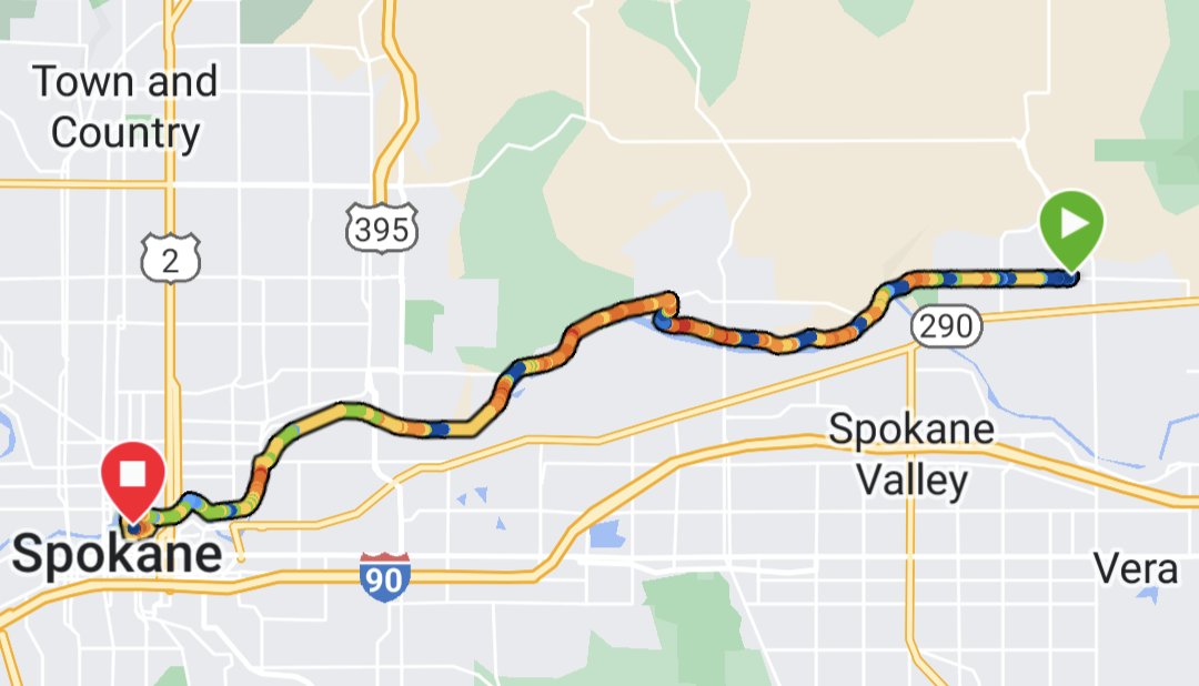 Woot! 🎉 No knee blow outs or cramping problems. Took a more conservative pace to protect my legs in the end. But what a beautiful course!