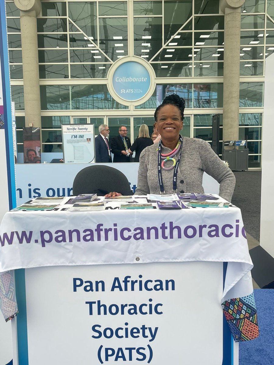Pan African Thoracic Society (@patscommunity) on Twitter photo Visit the <a href="/patscommunity/">Pan African Thoracic Society</a> booth at The Sails, Pavilion GS-9 at #ATS2024 Get to learn about our mission in promoting & advocating for respiratory wellness across Africa. Explore current opportunities for members & get inspired! #RespiratoryHealth Visit the <a href="/patscommunity/">Pan African Thoracic Society</a> booth at The Sails, Pavilion GS-9 at #ATS2024 Get to learn about our mission in promoting & advocating for respiratory wellness across Africa. Explore current opportunities for members & get inspired! #RespiratoryHealth
