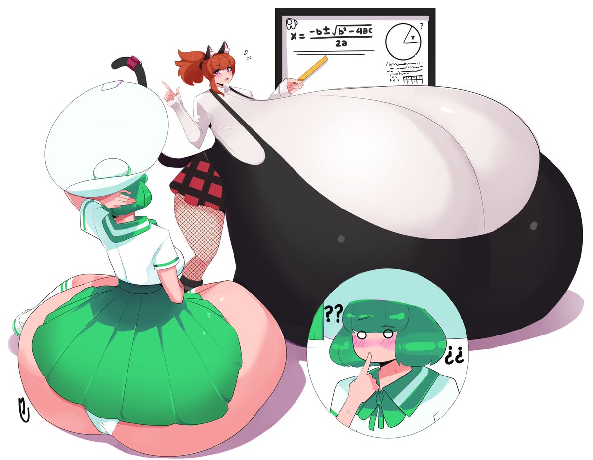 Moimoikha's tweet image. math is not mathing?

commission work for @demonwolf202's Lowi and  @CrossCrescent's Bolette