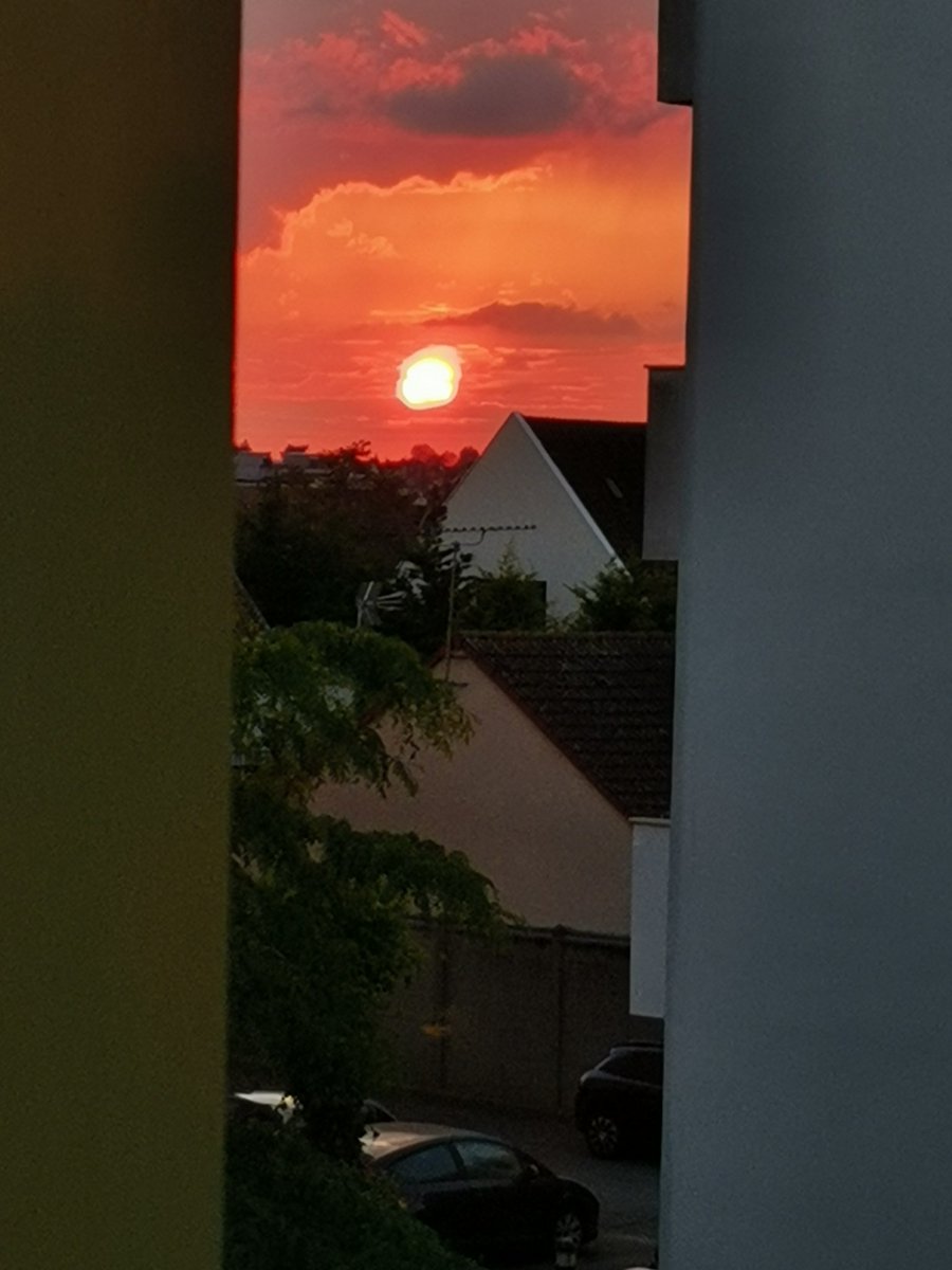 Ciel de feu, se soir 🥂❤️😉