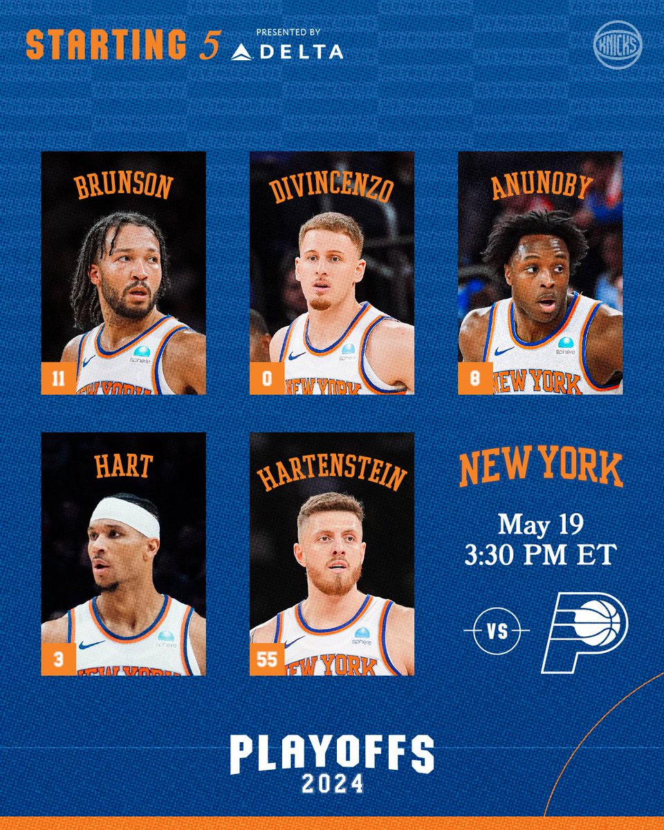 starters for Game 7 🔒