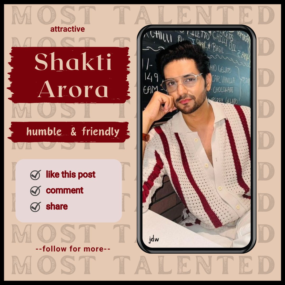 the best of the most talented celebrities. @shaktiarora #shaktiarora #shaktians #celebrities #attractive