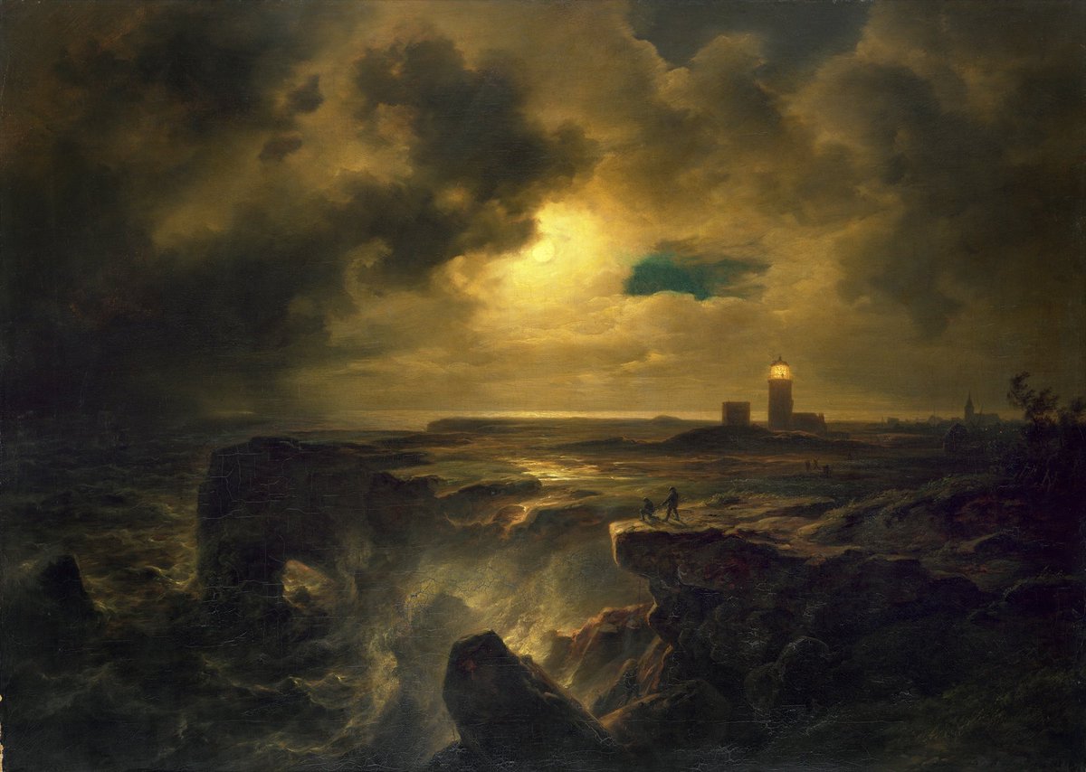 Heligoland in the Moonlight (1851), by Christian Morgenstern