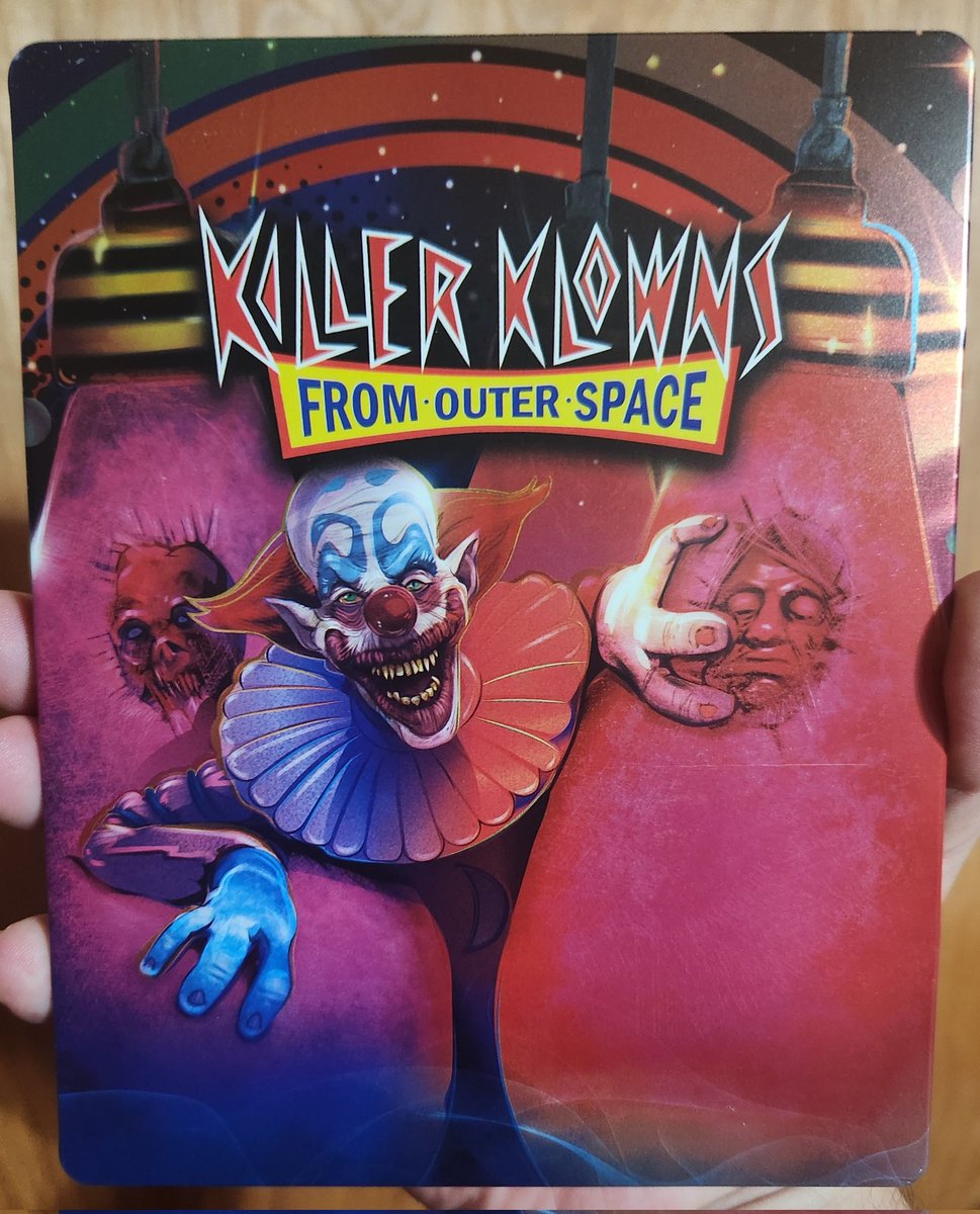 Now Watching 📽 🎬 Killer Klowns From Outer Space (1988), directed by Stephen, Charles & Edward Chiodo. Courtesy of @Shout_Studios & @diabolikdvd!