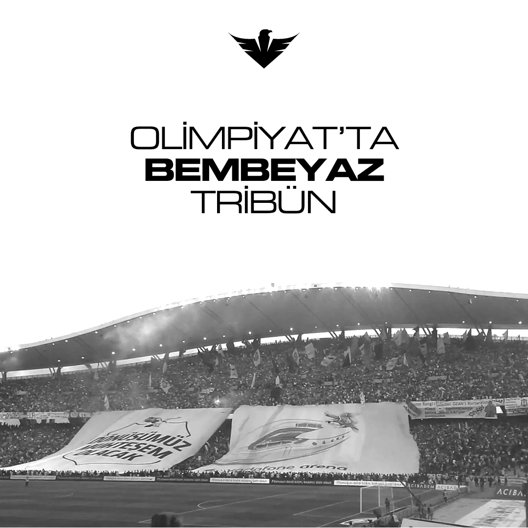 HaberKartali's tweet photo. 🏳️ Beşiktaş taraftarı, Türkiye Kupası finalinde beyaz giyiniyor!

#VurPençeniKupaya