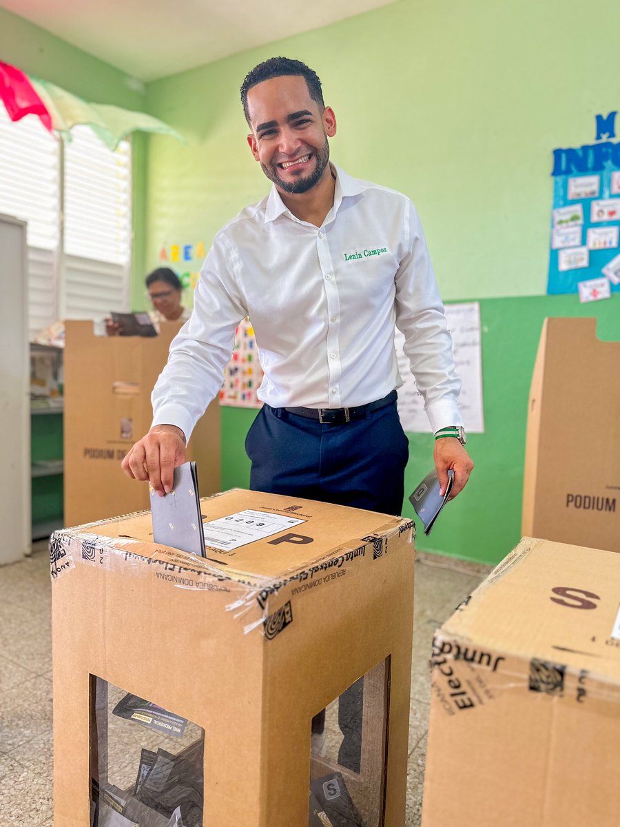 Ya vote 💚🗳️🇩🇴. #ElecionesRD24