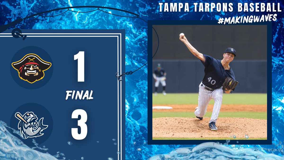 Tarpons take the Dub! #tampatarpons 🎣