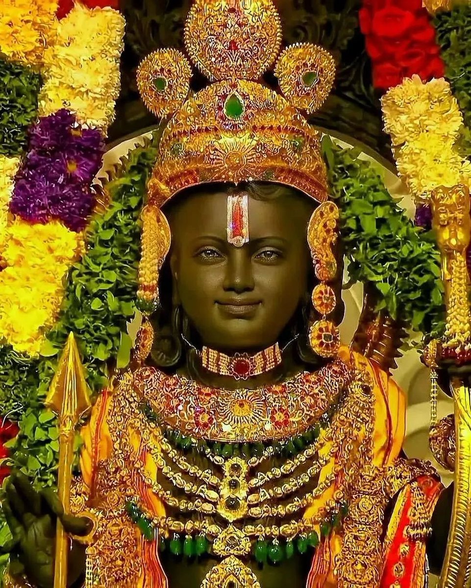 एक सेकेंड का समय निकालकर ब्रह्मांड का सबसे पवित्र नाम लेकर आगे बढ़ें, 'जय श्री राम' 🚩