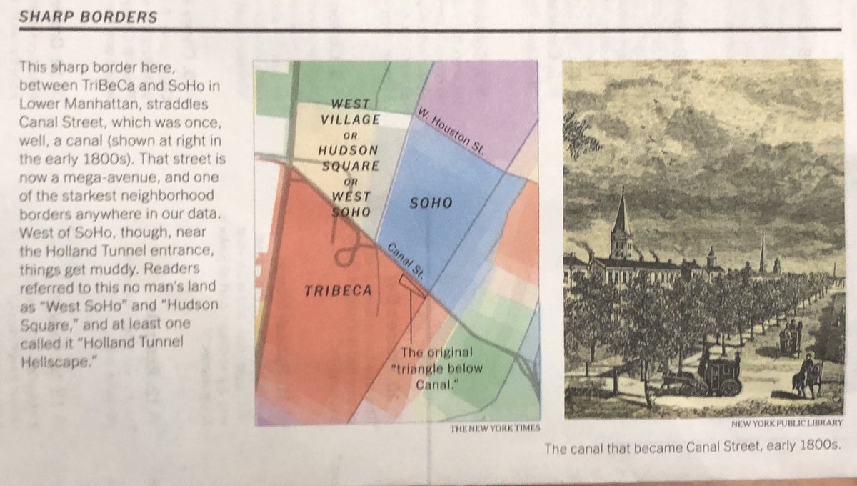 The @nytimes reminds us that Canal Street used to be….. an actual canal #nyc