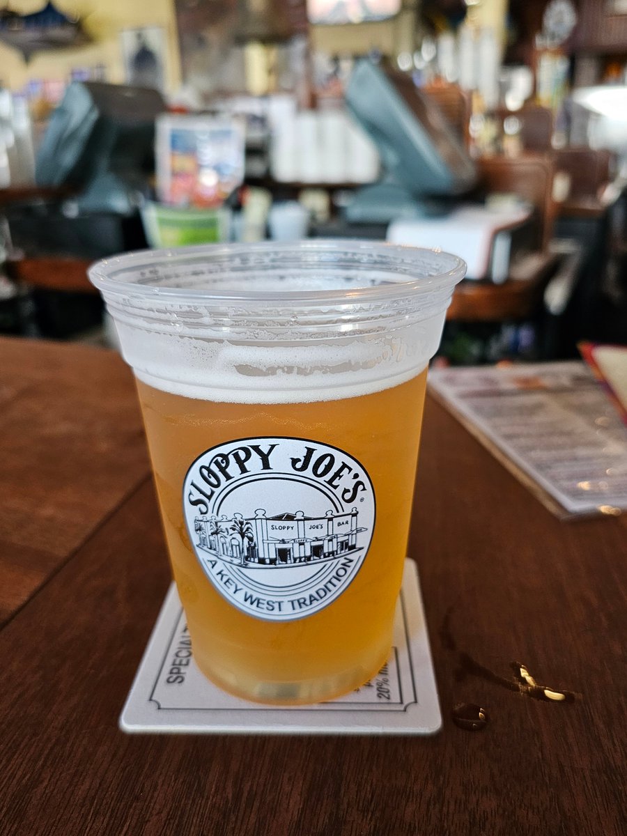 Scorching sun? No problem! 🥵🥶 Beating the heat with an ice-cold beer inside Sloppy Joe's Bar in Key West. Who's ready to join me for a refreshing escape? 🍻

#KeyWest #SloppyJoes #BeerTime #BeatTheHeat #islandlife