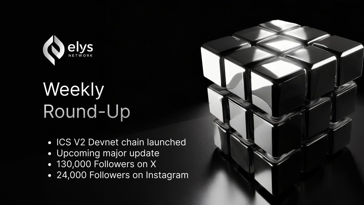 Weekly Round-up: ▪️ ICS V2 Devnet consumer chain launched ▪️ Reached 130,000 Followers on X ▪️ Reached 24,000 Followers on Instagram Coming up: ▪️ 𝐌𝐚𝐣𝐨𝐫 𝐮𝐩𝐝𝐚𝐭𝐞 𝐧𝐞𝐱𝐭 𝐰𝐞𝐞𝐤: UI enhancements, new reward system, and much more User experience comes first!🫡