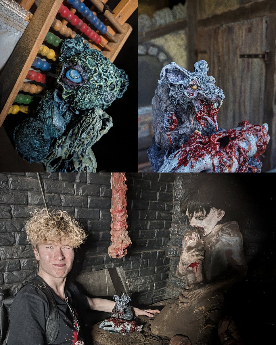 Made a few small props for Brean's Terror Castle! So grateful to meet new connections and honoured to be offered big opportunities this winter :)