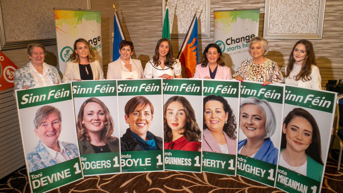 We had a brilliant launch of our Donegal Sinn Féin local election campaign today. We will run the biggest team ever with 18 candidates for Donegal County Council. #ChangeStartsHere