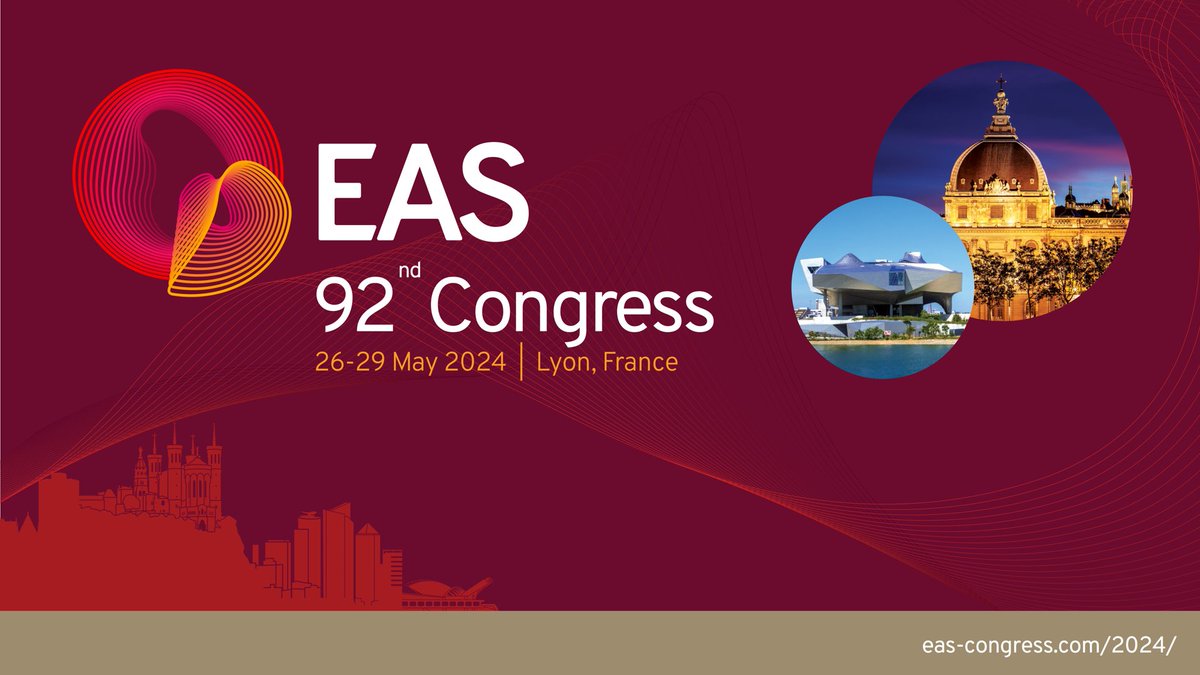 Only 7 days left before the #EASCongress2024 starts! Regardless of whether you will participate virtually or in person, how are you preparing for?
@society_eas @EASCongress #EASSoMe #CvPrev