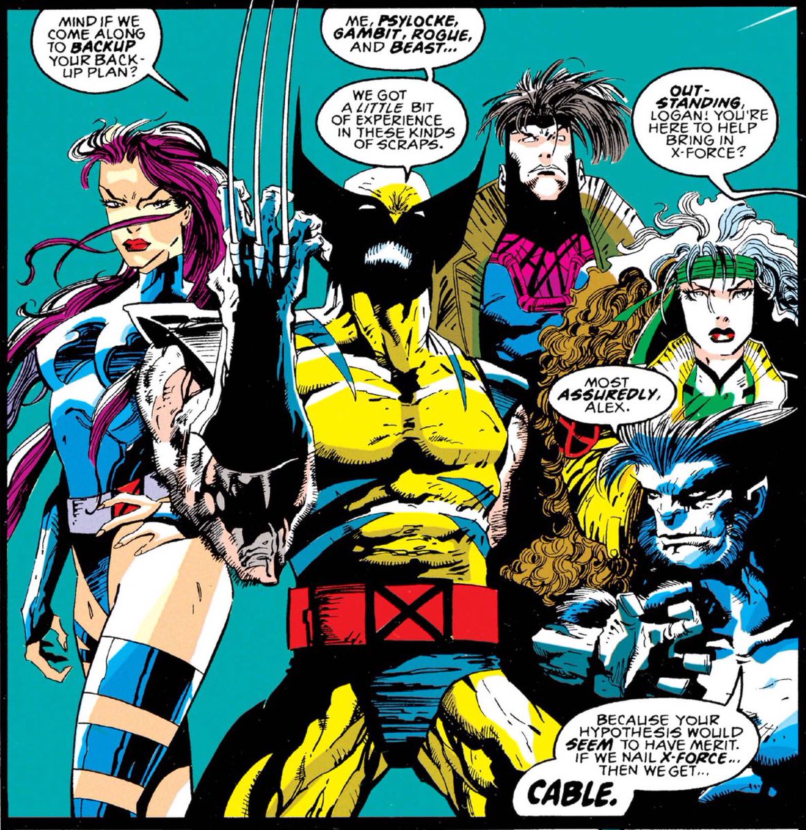 from the #XMen arc X-Cutioner’s Song X-Factor #84 (1992) art by Jae Lee