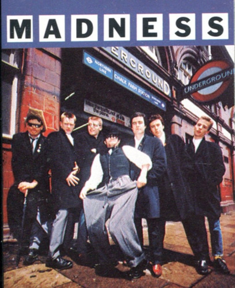 Here's another bit of musical history from my home borough,Chalk Farm Station Old Borough NW3 now Borough of Camden where Madness took the image for the cover of their Absoloutely Album,Goodnight @DeanoRifles777 might like it😉🎵🍻👌