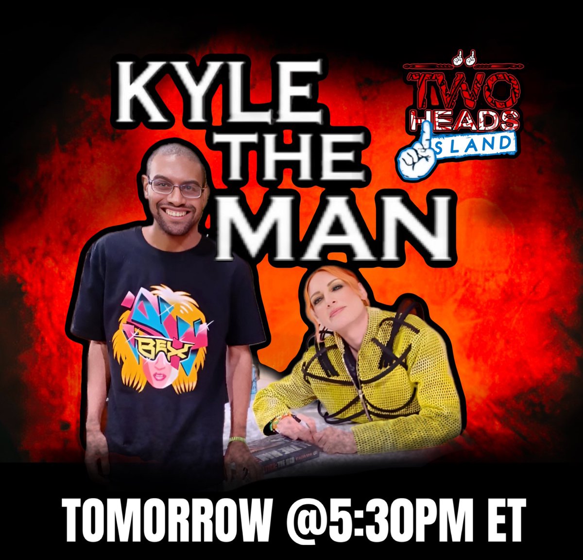 🚨OFFICIAL🚨 “Kyle The Man” Anthony will be YOUR host of tomorrow’s Monday Night RAW preview! See you at @TwoHeadsISLAND 🏝️
