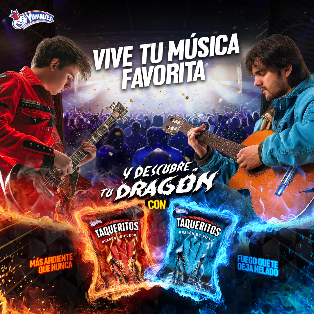 Si eres de los que lleva su música 🎧 a todas partes, lleva contigo los nuevos Taqueritos Dragones y deja salir toda tu INTENSIDAD 🔥