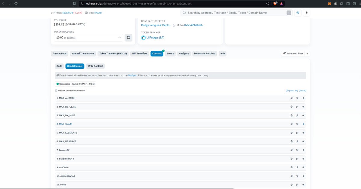 dannyclassi_c's tweet photo. Day6 ...
Spent the day accessing the URI of various NFTS on opensea

#100daysofcodechallenge #webdev #TechLovers #Solidity #Soliditydeveloper #100daysofcoding #webdev #web3dev #blockchaindev https://t.co/OJin1wq2yV