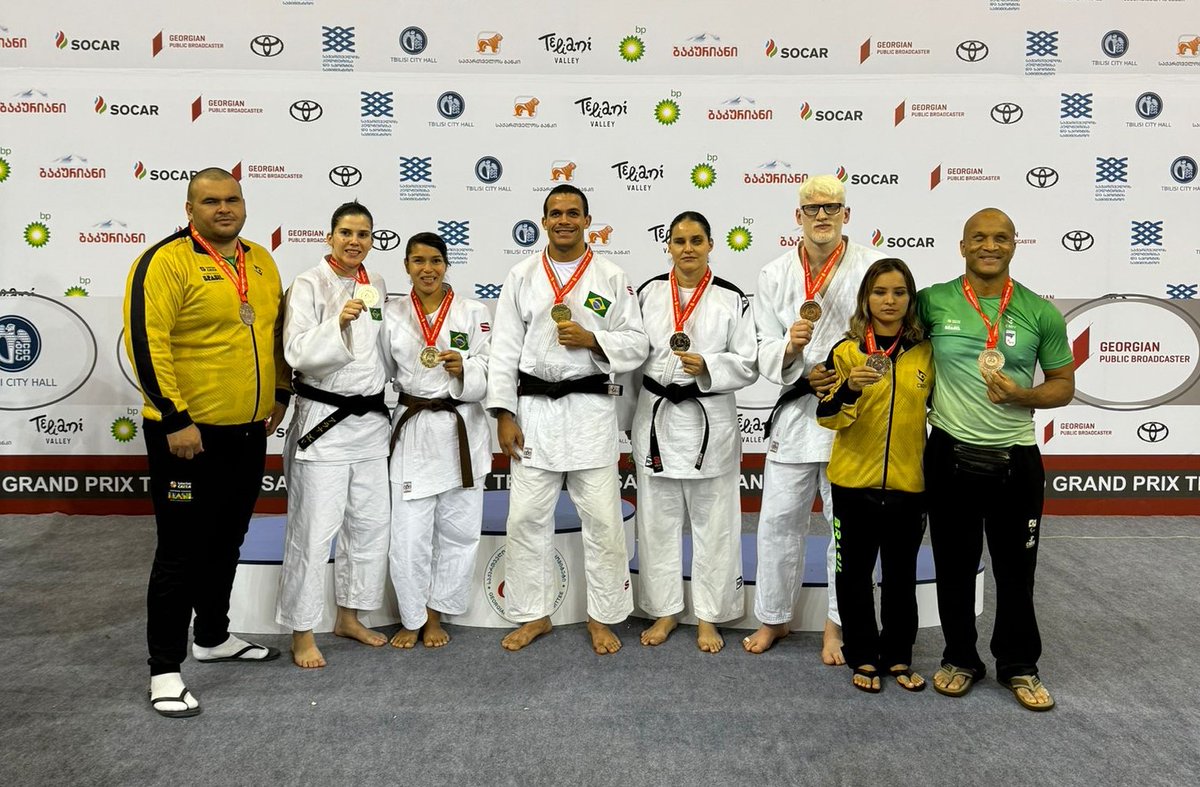 AGORA É @Paris2024! ✈️🇫🇷 Arthur Silva é ouro, e Brasil termina Grand Prix da @IBSABlindSports, na Geórgia, último qualificatório para os Jogos, com nove medalhas. Veja como foi: bit.ly/3yqbGWV