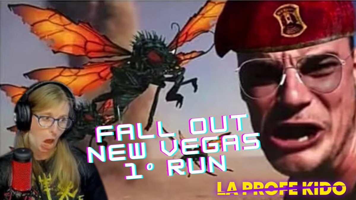 Stream DLCs del Fall Out New Vegas twitch.tv/laprofekido youtube.com/watch?v=X9iCGG… #twitchstreamer #GamingCommunity #YouTuber En youtube también!