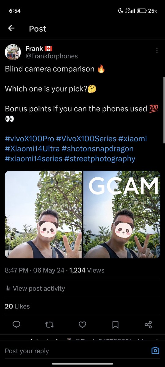 Blind camera comparison results 😱🔥🔥
You all are Xiaomi 14 Ultra fanboys! 🤣

Xiaomi 14 Ultra Leica Vibrant vs
Xiaomi 14 Ultra GCAM using a Leica Summilux LUT

No Vivo😁

#vivoX100Pro #VivoX100Series #xiaomi #Xiaomi14Ultra #shotonsnapdragon
#xiaomi14series #streetphotography