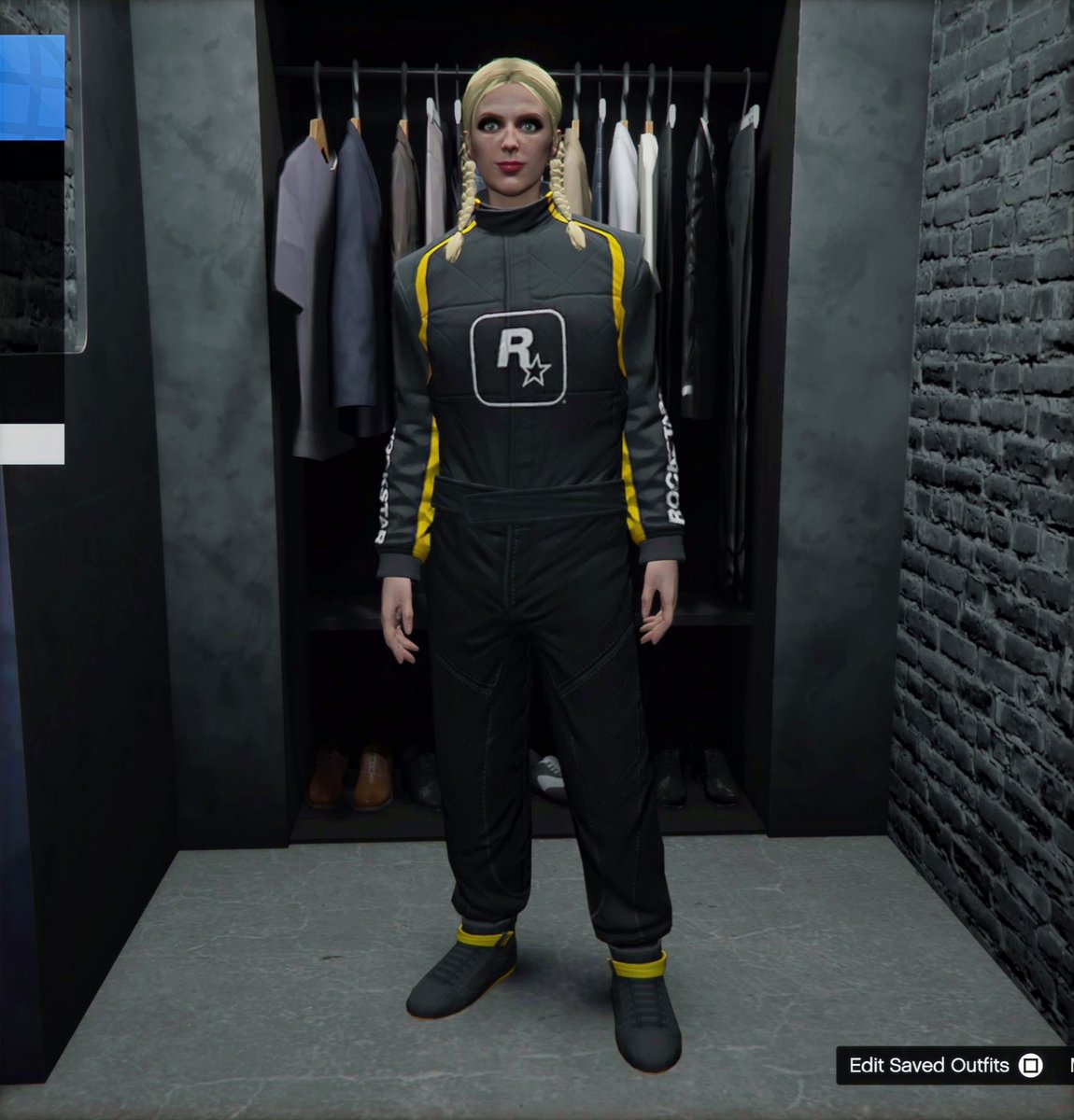 R⭐️ Racing suit update: 🤓
Thanks guys and gals for your recomendations and tips on how to get the suit, I tried the lot but finally
contacted @RockstarSupport.
They were so fast, like within 5 minutes I had 100K and the suit, and that's so nice. Thanks! 
 #GTAOnline