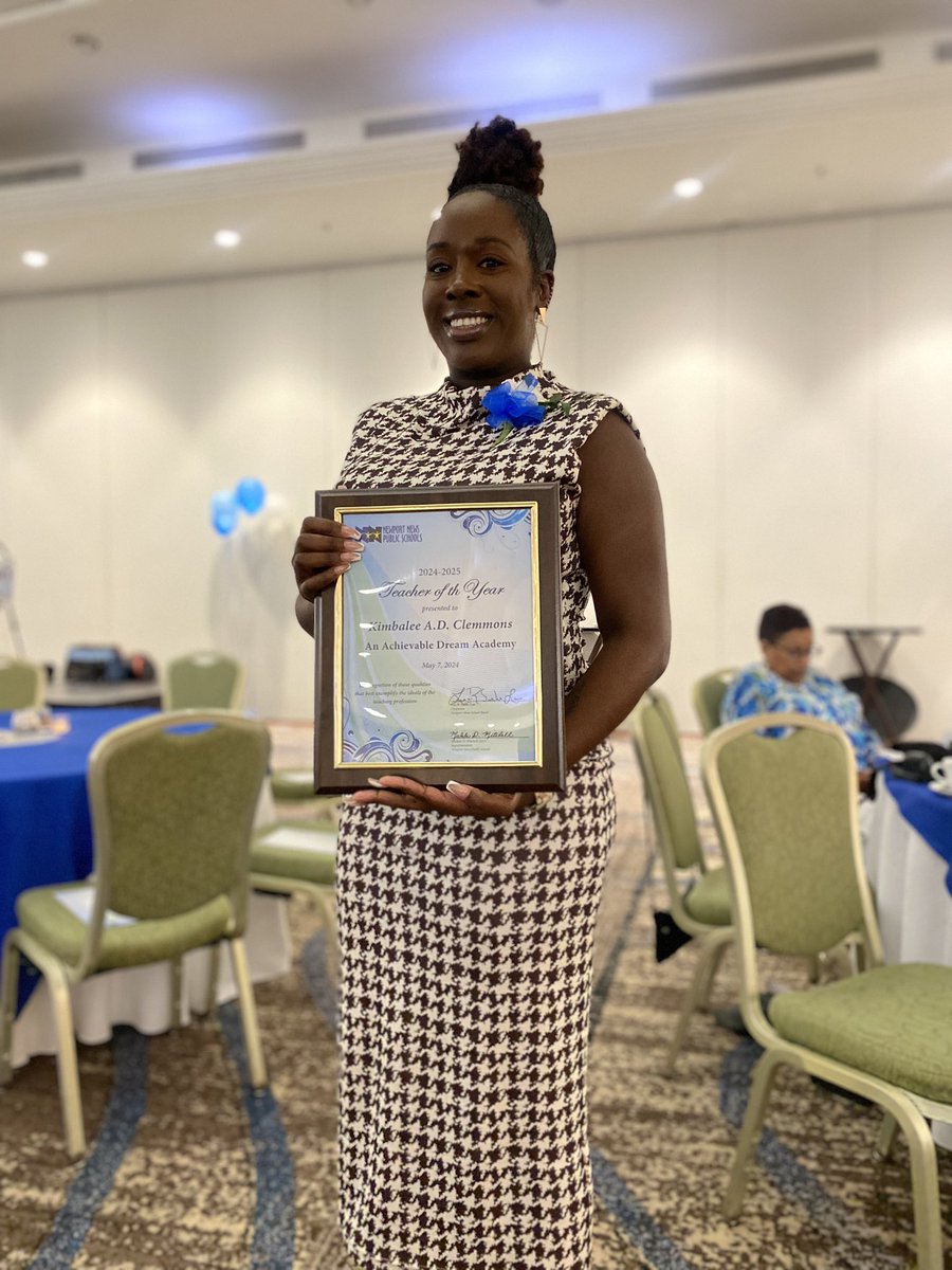 This evening we celebrated our 2024-2025 Teacher of the Year, <a href="/_mskclemmons/">doris.</a>. We are elated to have her proudly represent our school community! Congratulations again, Ms. Clemmons!💙✨